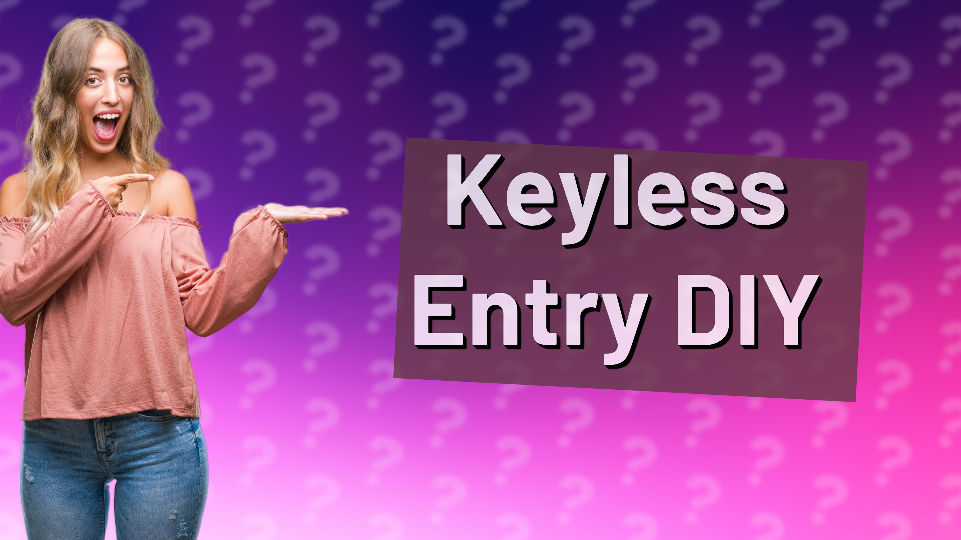 Keyless Entry DIY