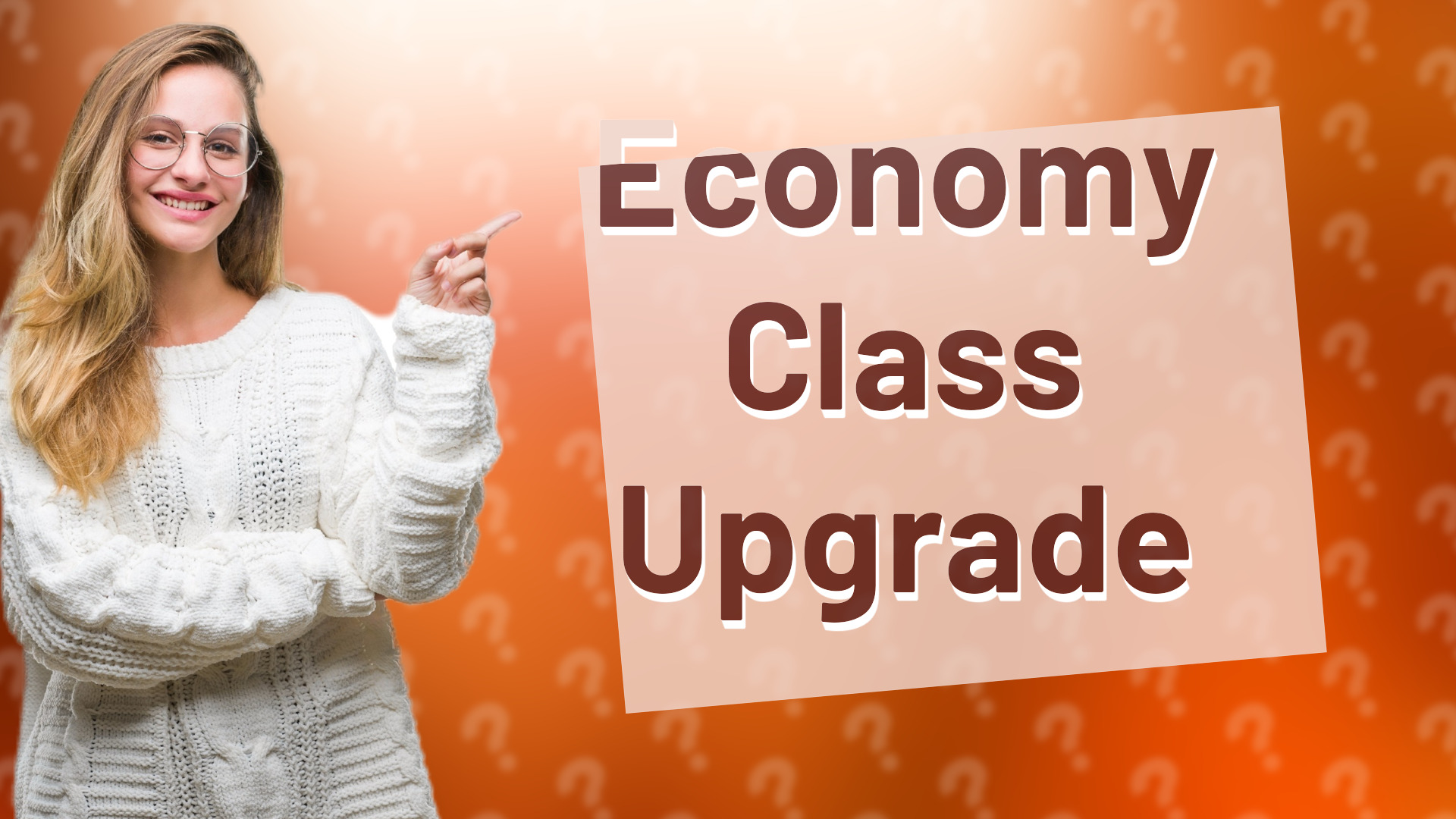 Economy Class Upgrade