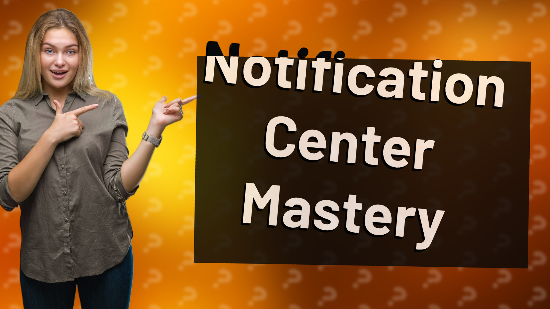 Notification Center Mastery