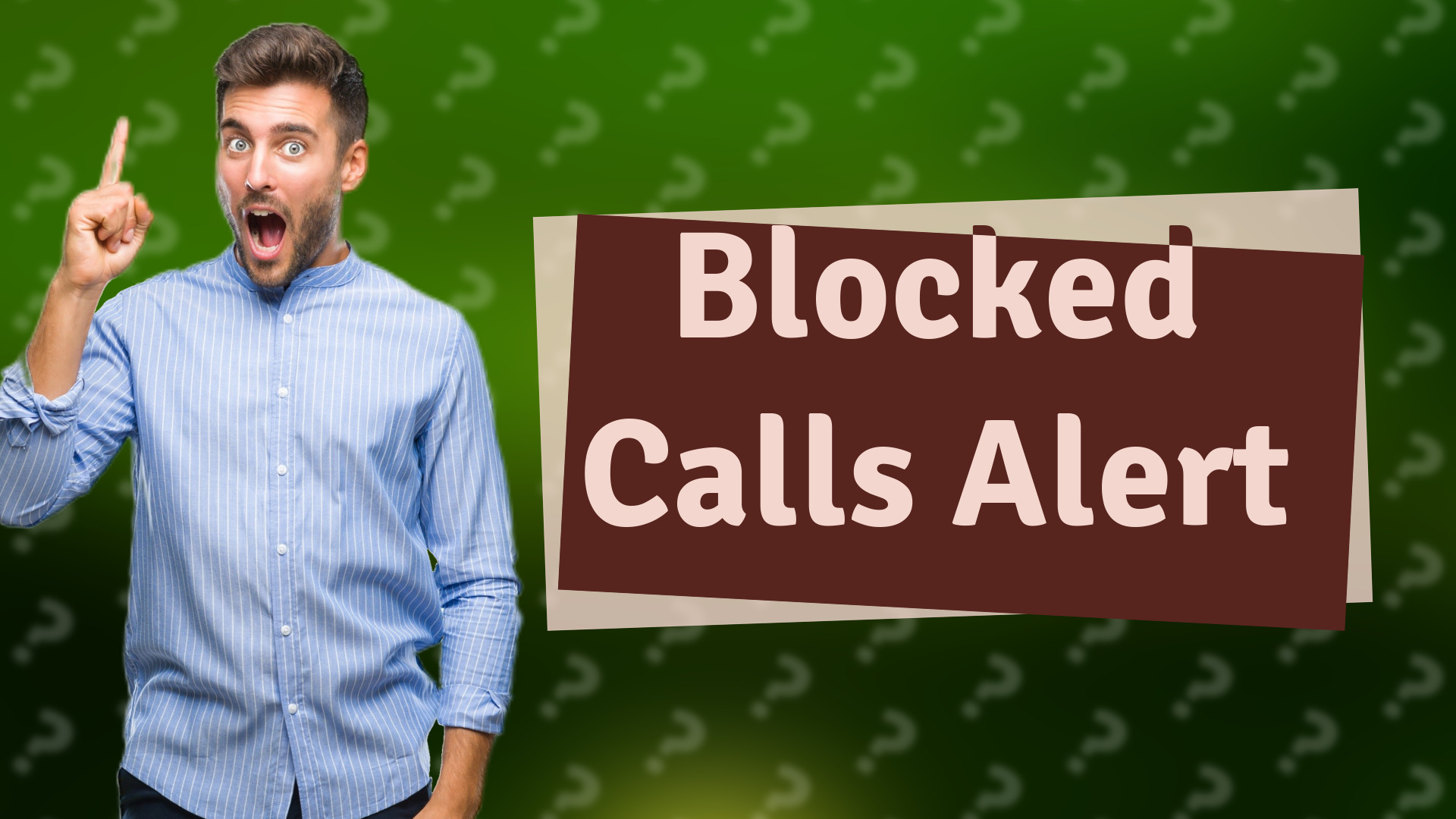 Blocked Calls Alert