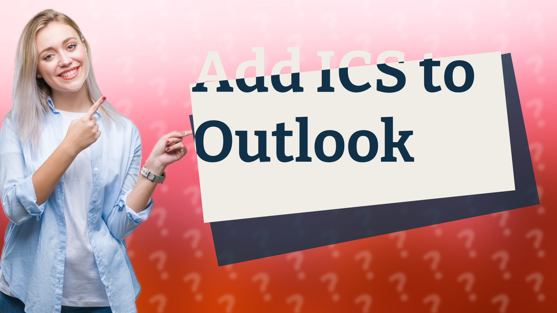 Add ICS to Outlook