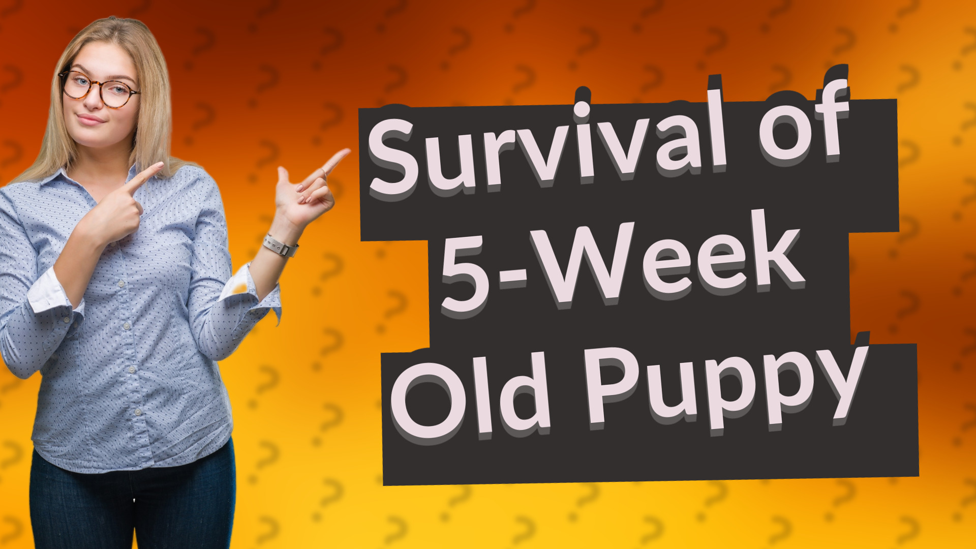 Survival of 5-Week Old Puppy