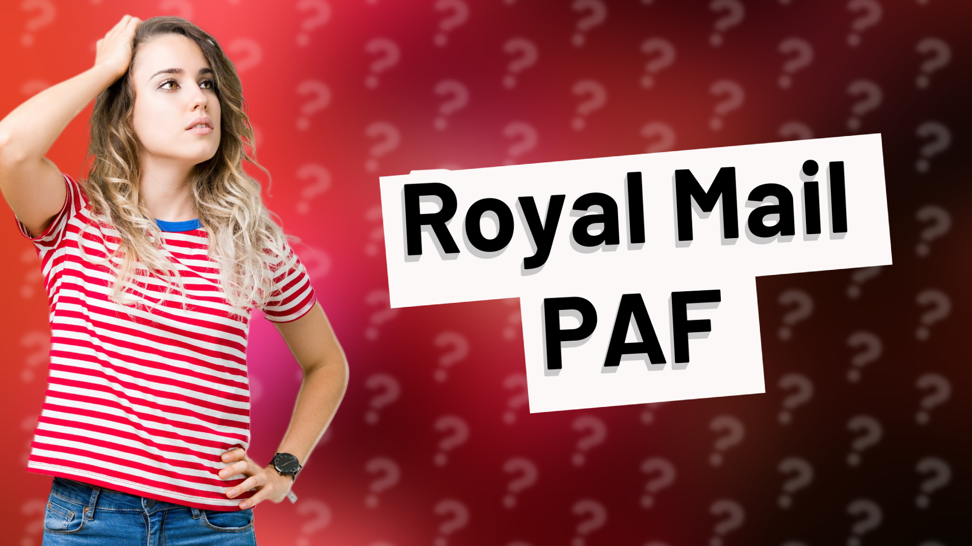 Royal Mail PAF