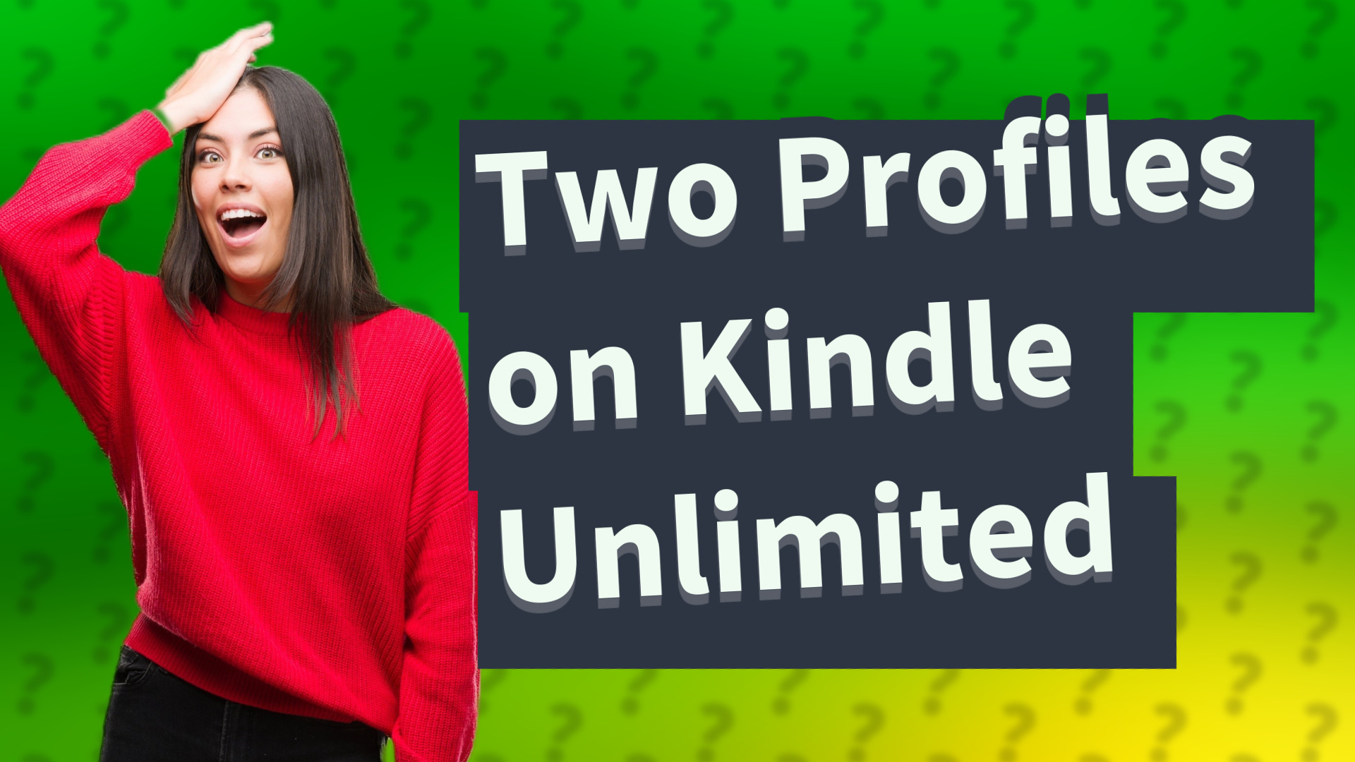 Two Profiles on Kindle Unlimited