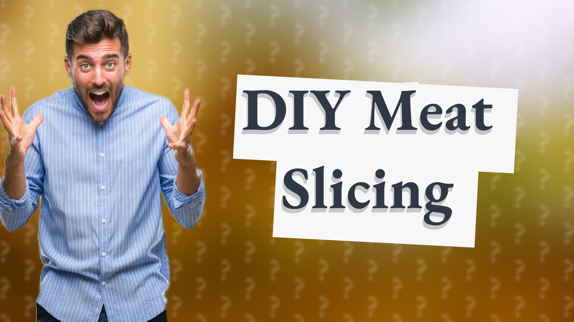 DIY Meat Slicing