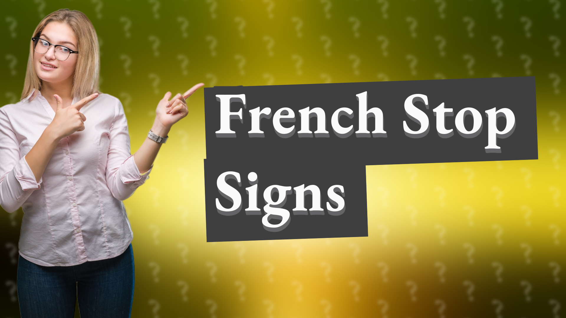 French Stop Signs