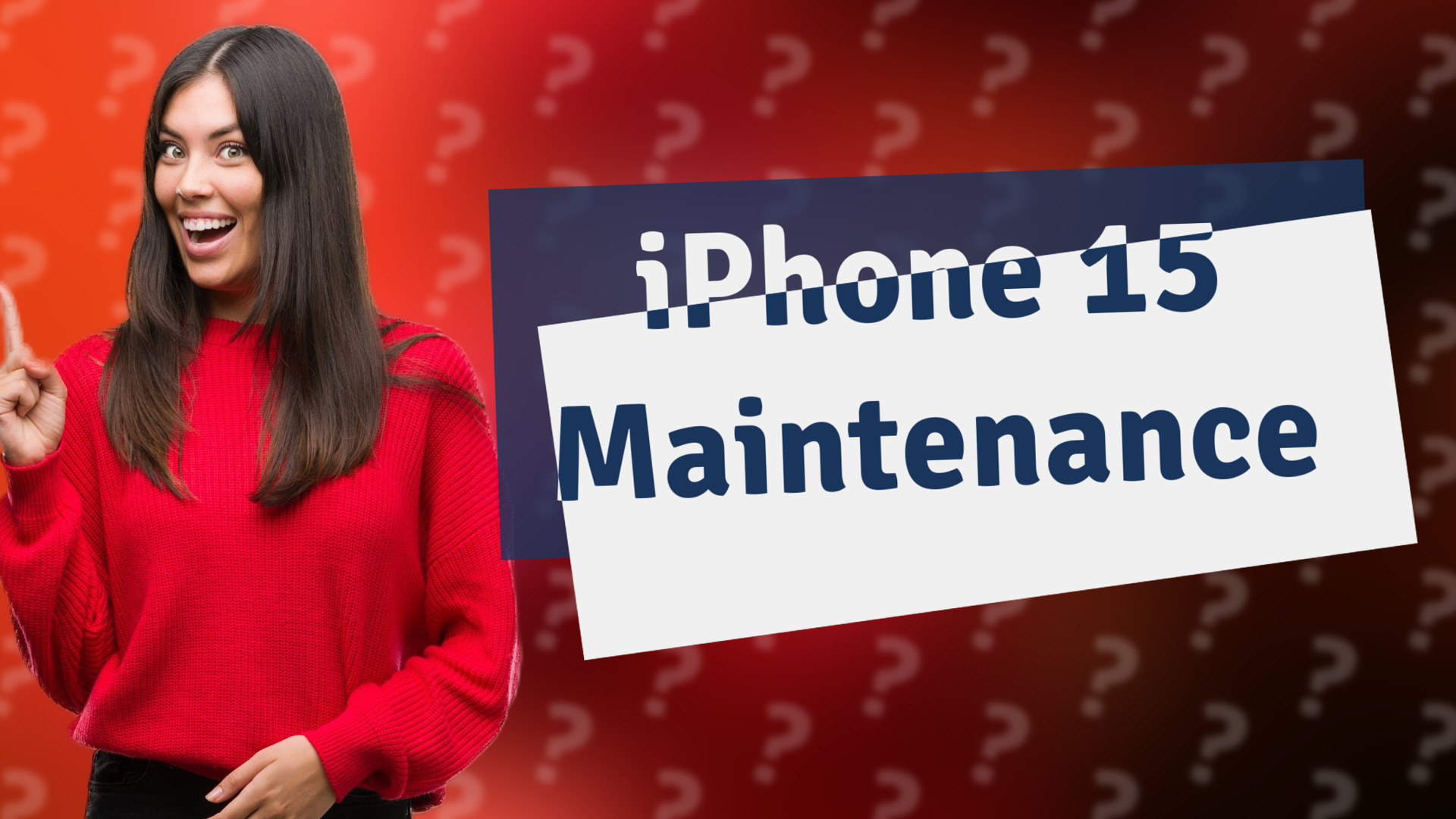 iPhone 15 Maintenance