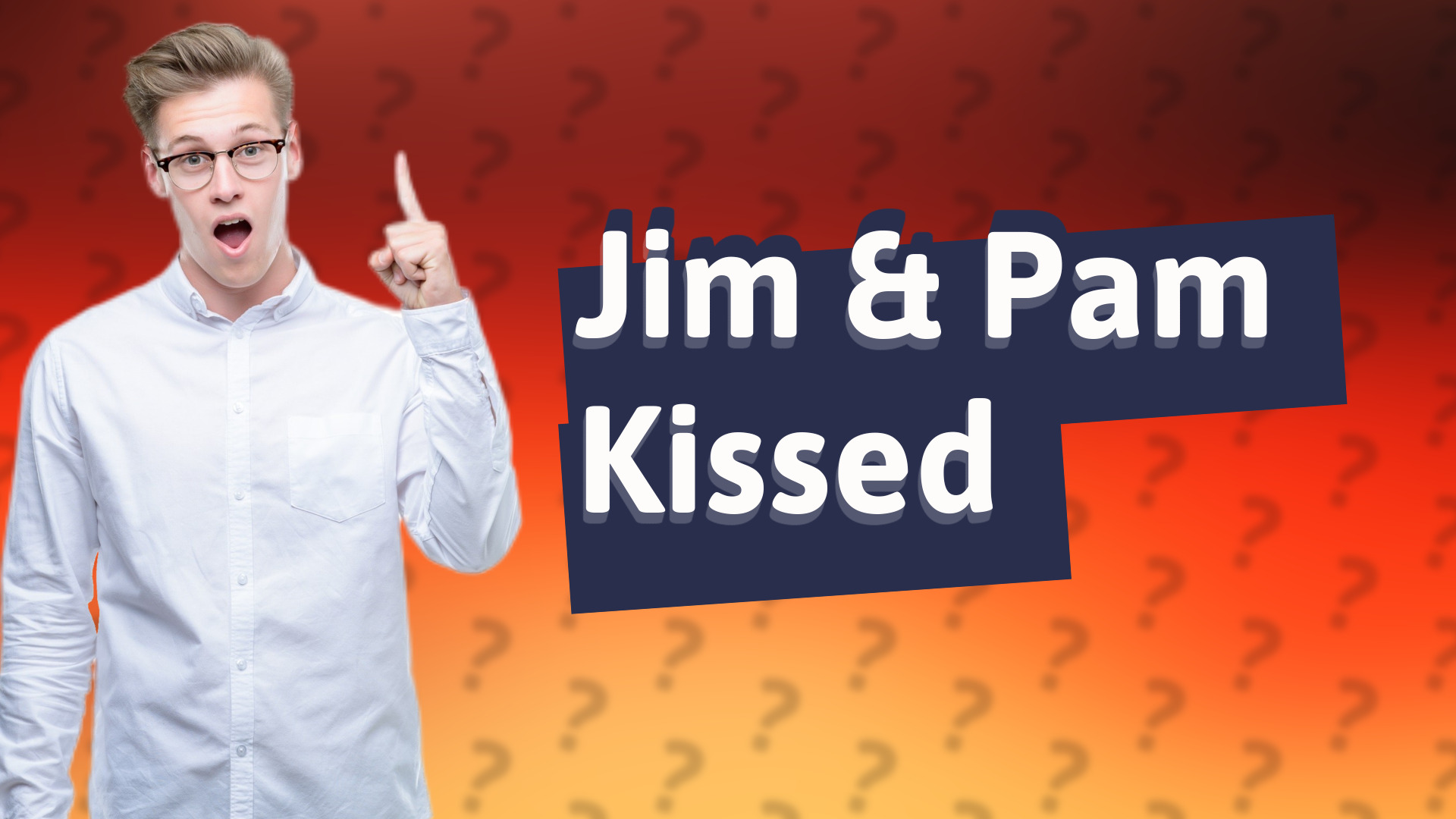 Jim & Pam Kissed