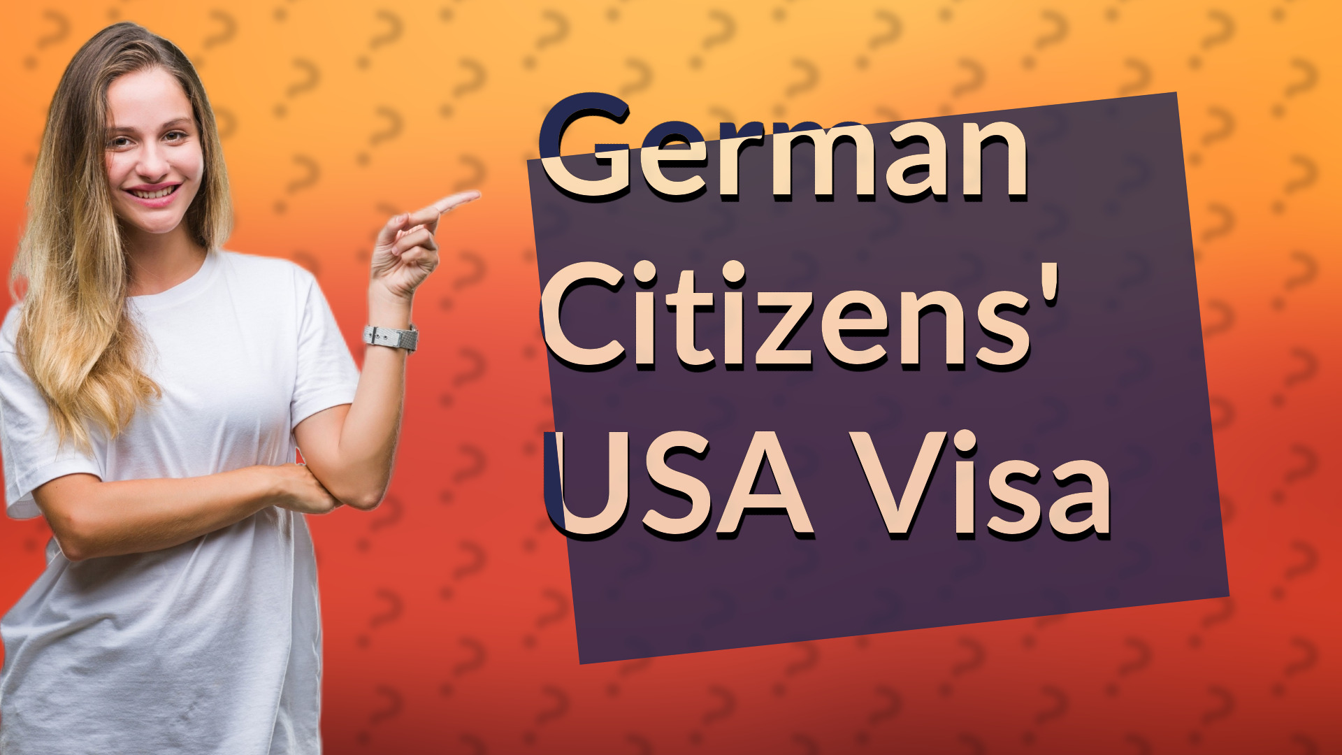 German Citizens' USA Visa