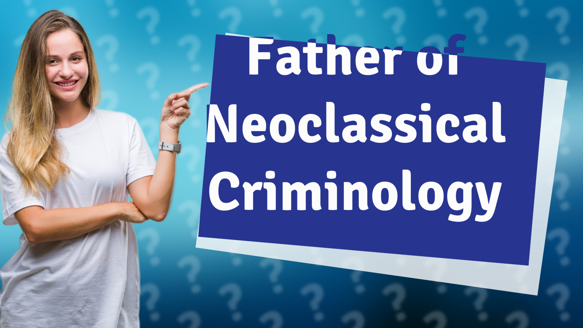 Father of Neoclassical Criminology