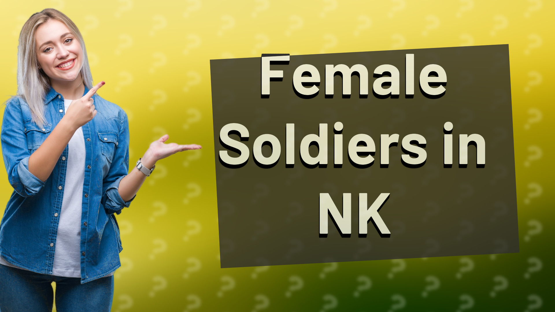 Female Soldiers in NK