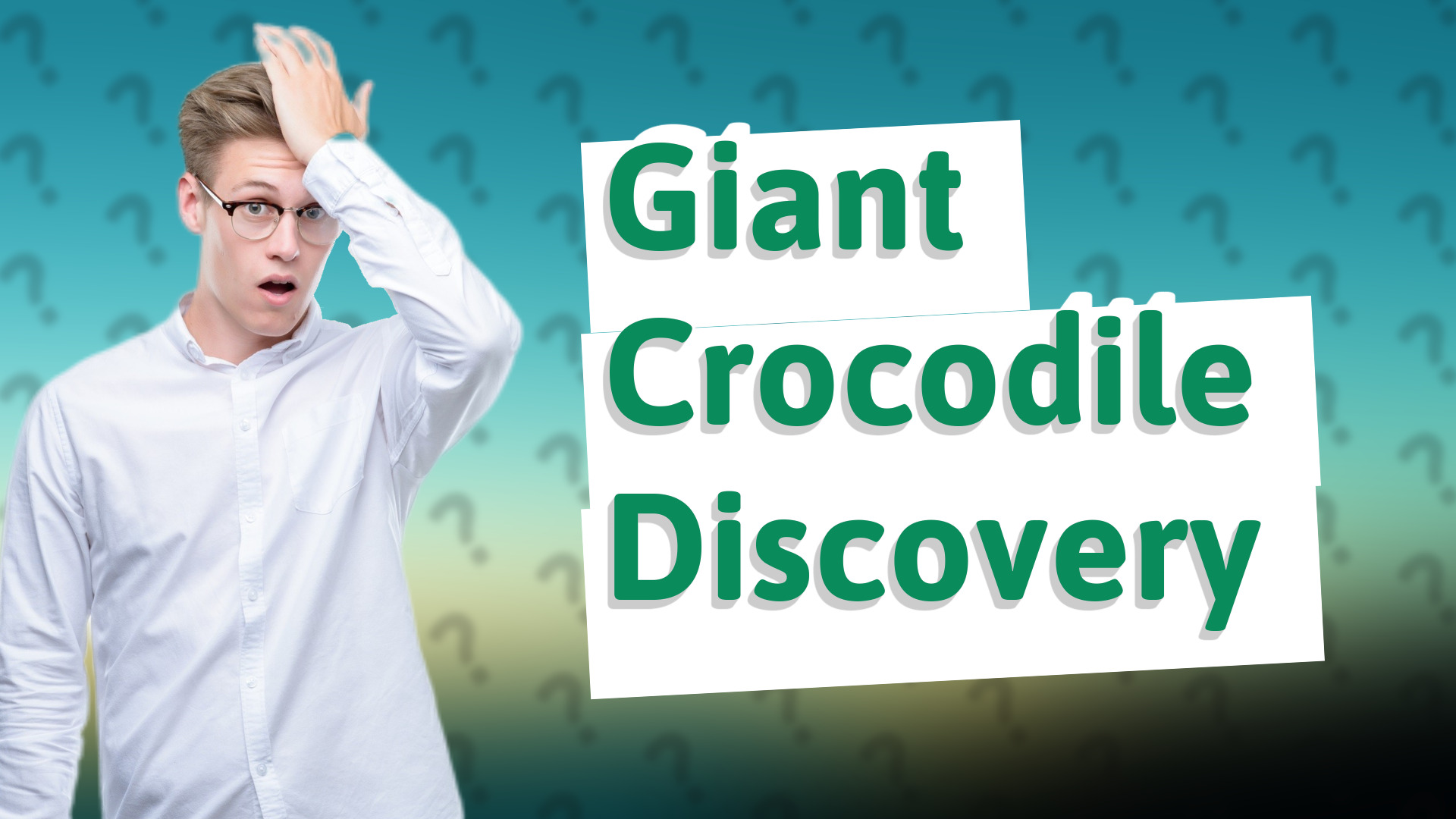 Giant Crocodile Discovery