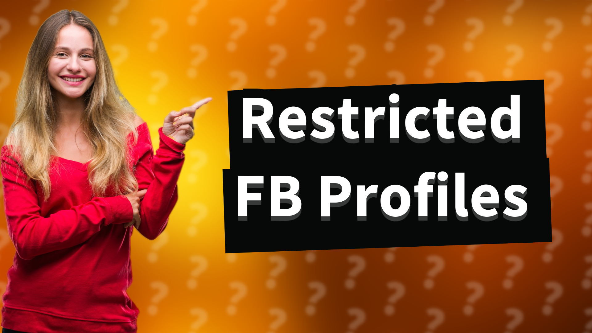 Restricted FB Profiles