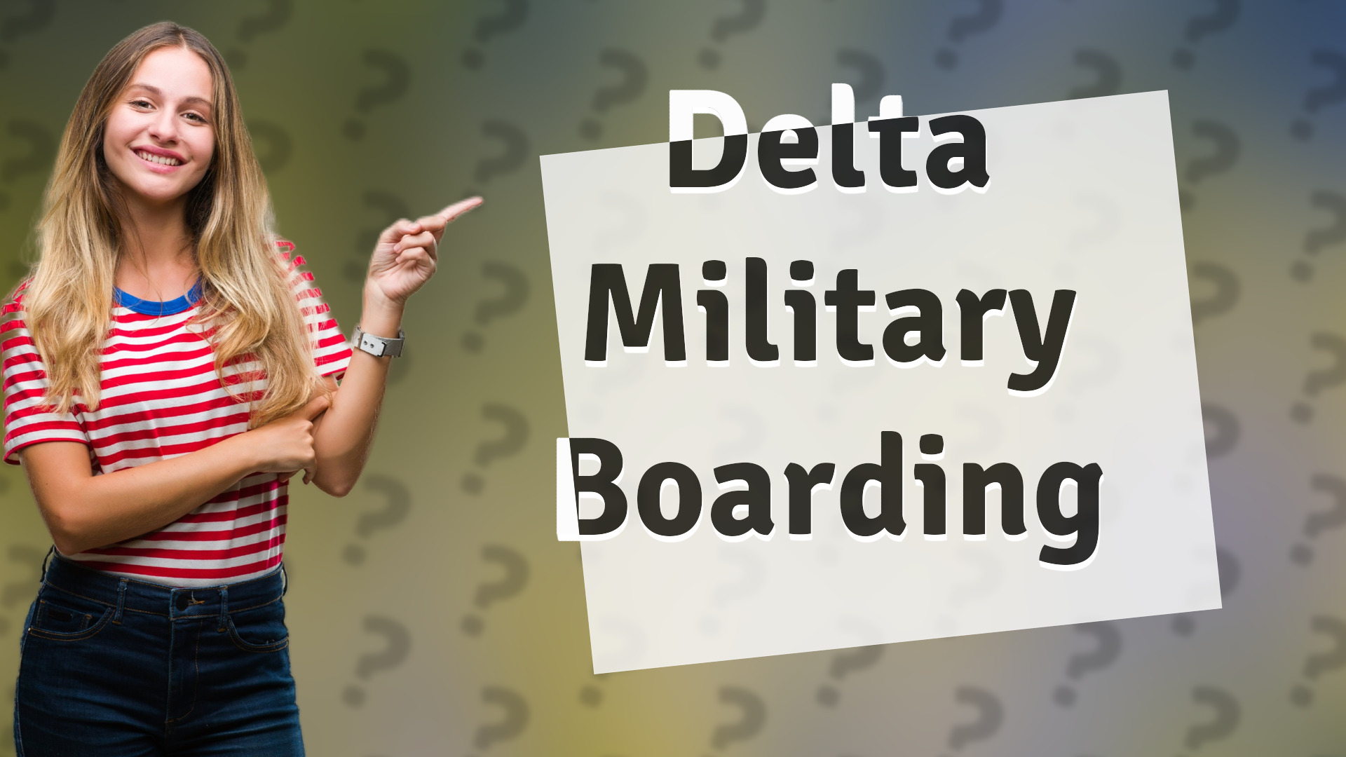 Delta Military Boarding