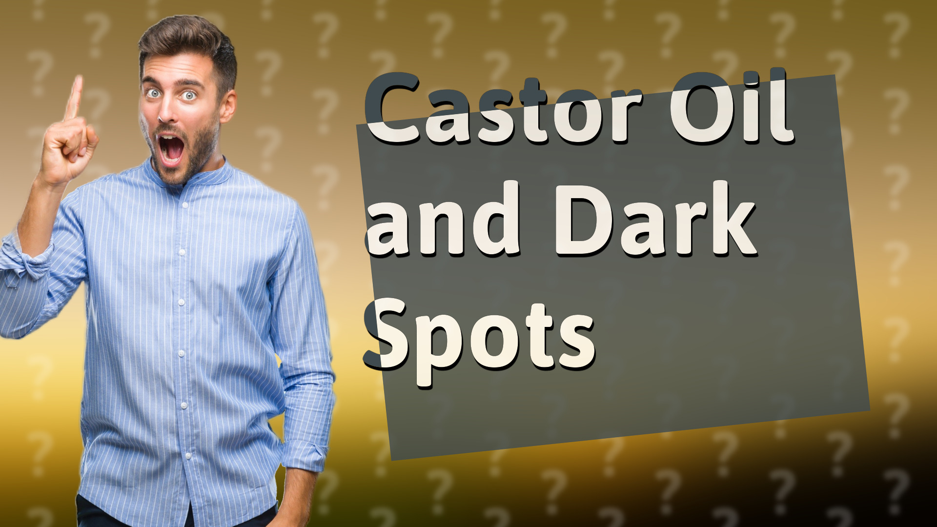 Castor Oil and Dark Spots