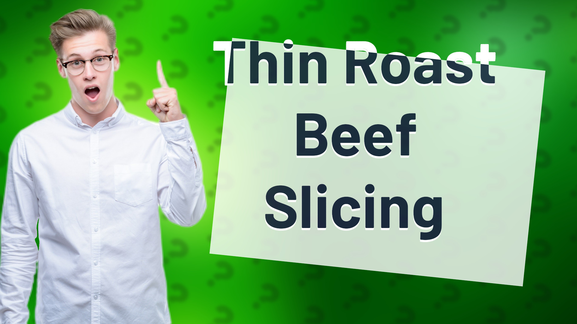Thin Roast Beef Slicing