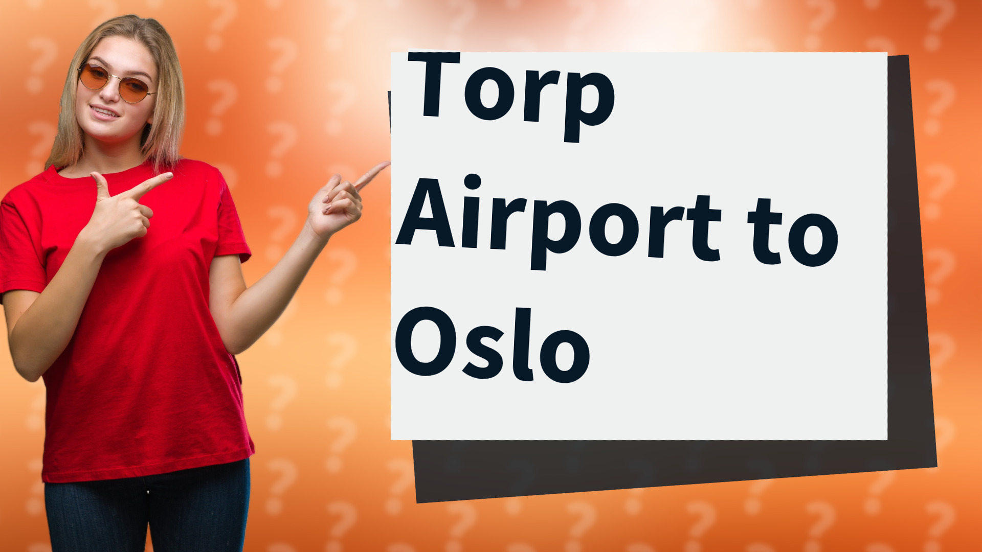 Torp Airport to Oslo