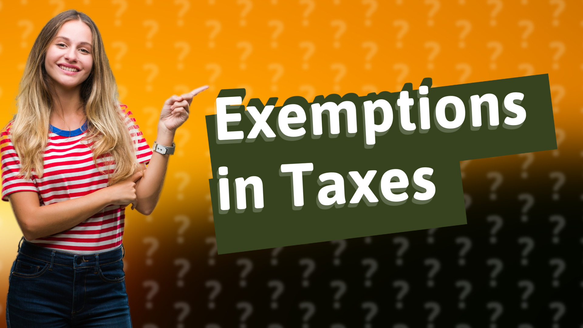 Exemptions in Taxes