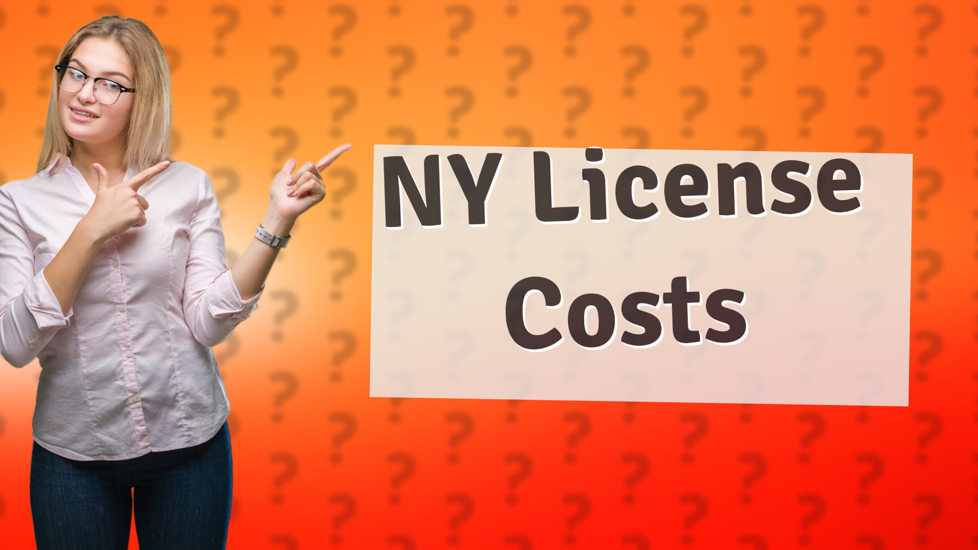 NY License Costs
