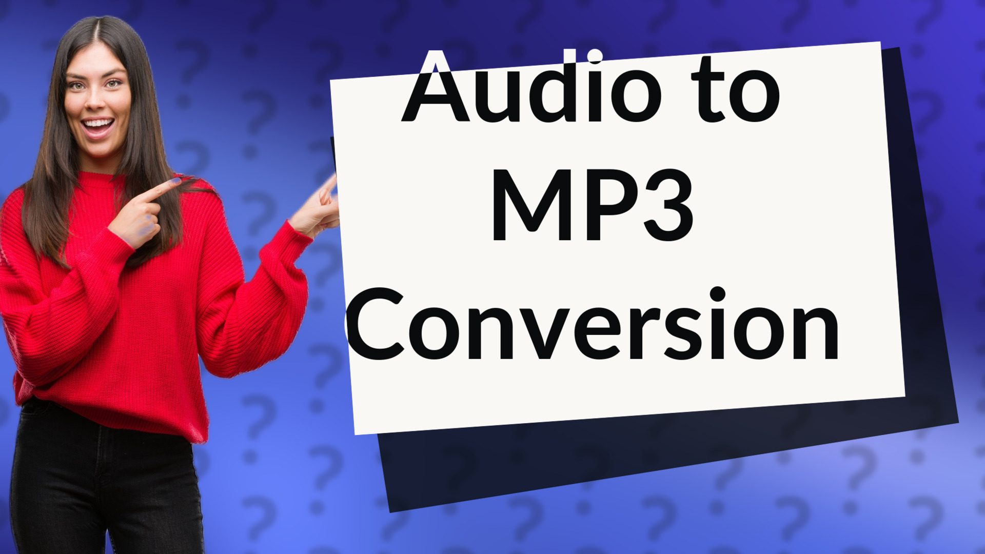 Audio to MP3 Conversion