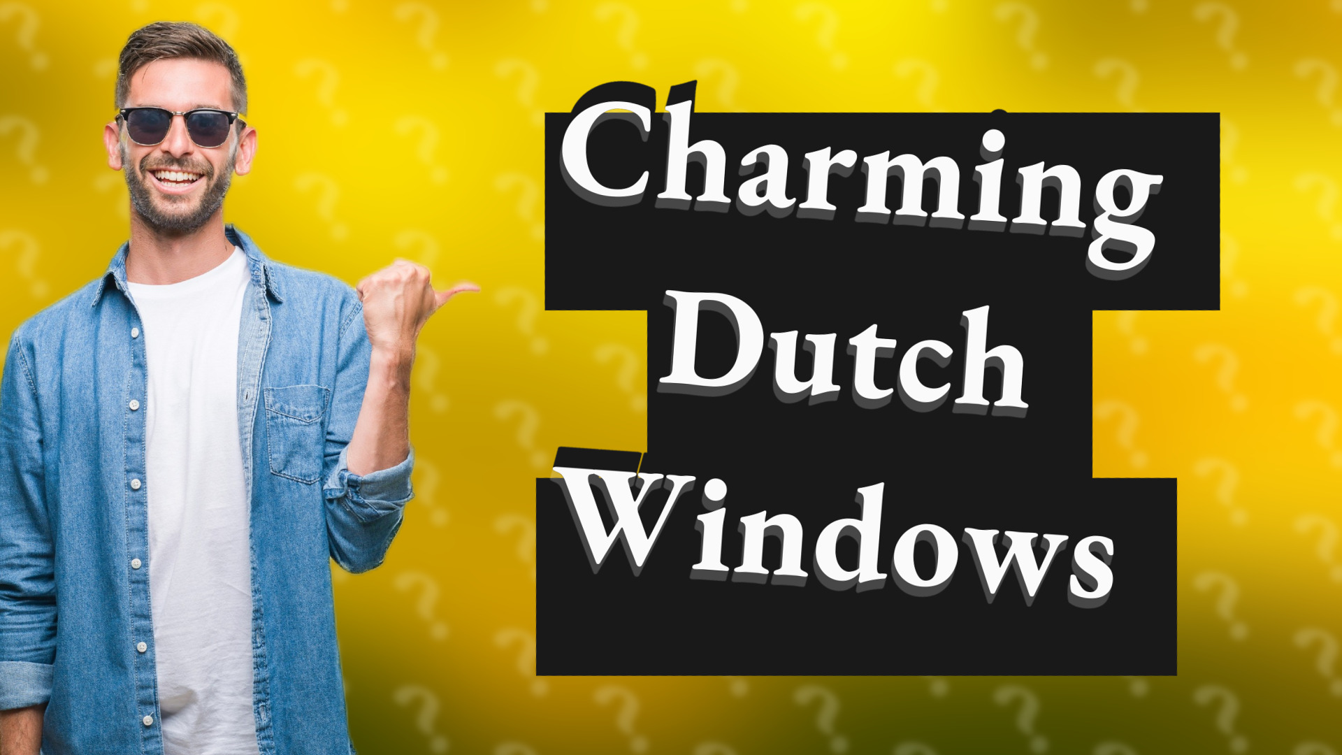 Charming Dutch Windows