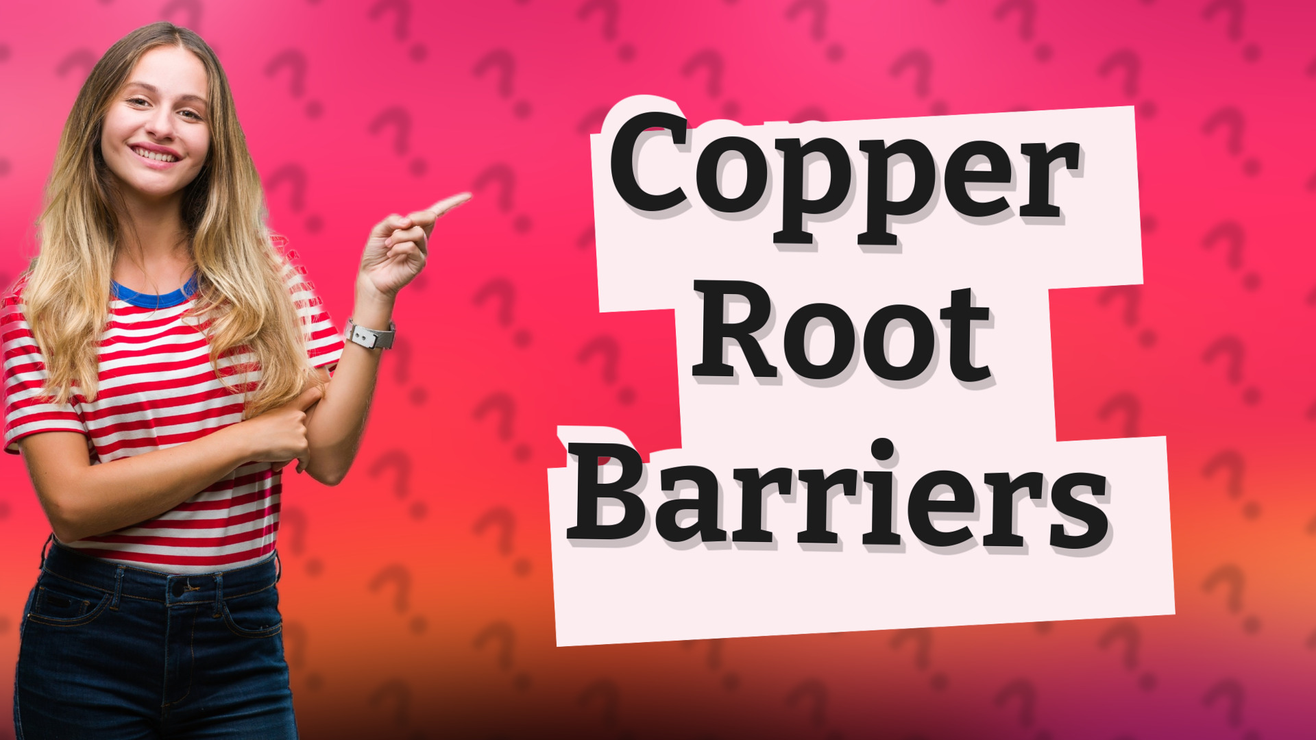 Copper Root Barriers