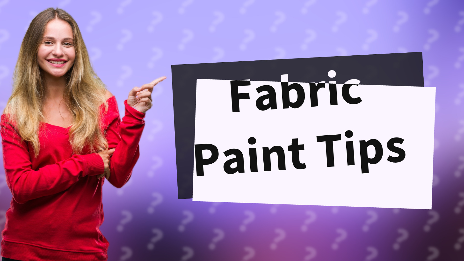 Fabric Paint Tips