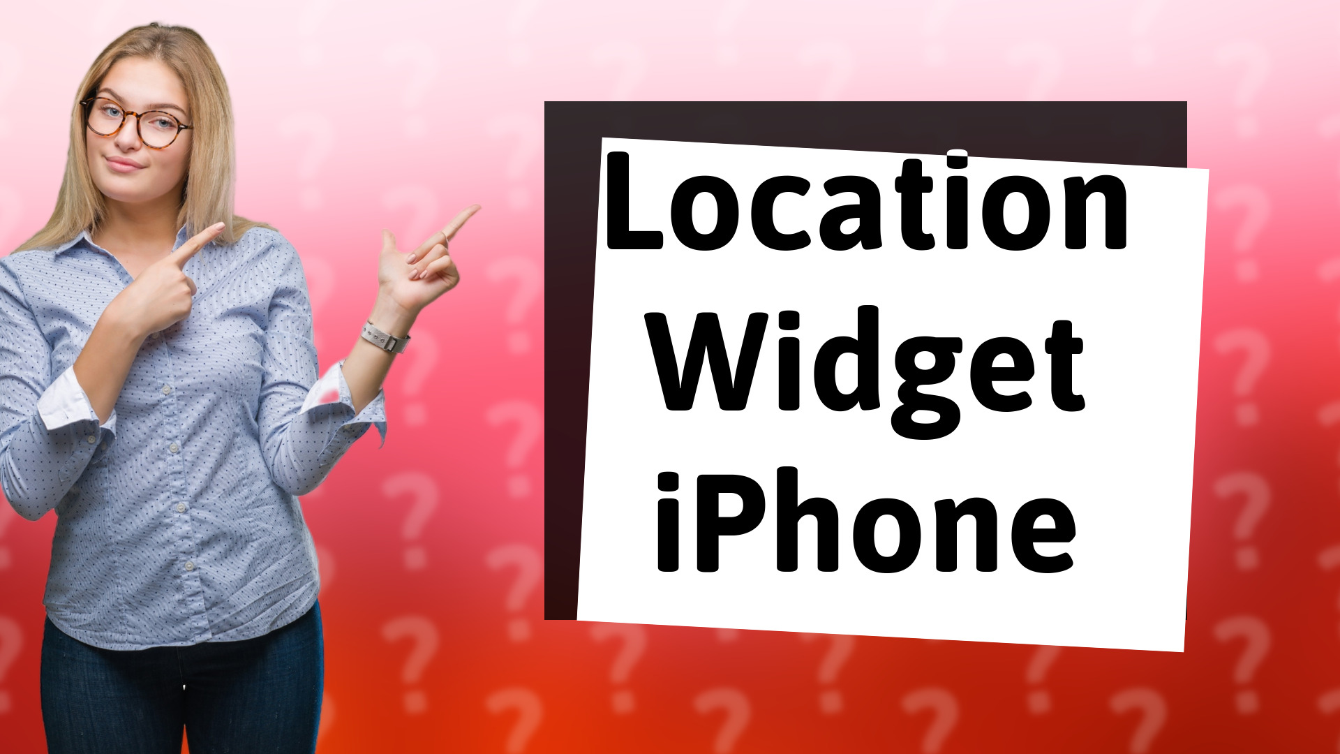 Location Widget iPhone