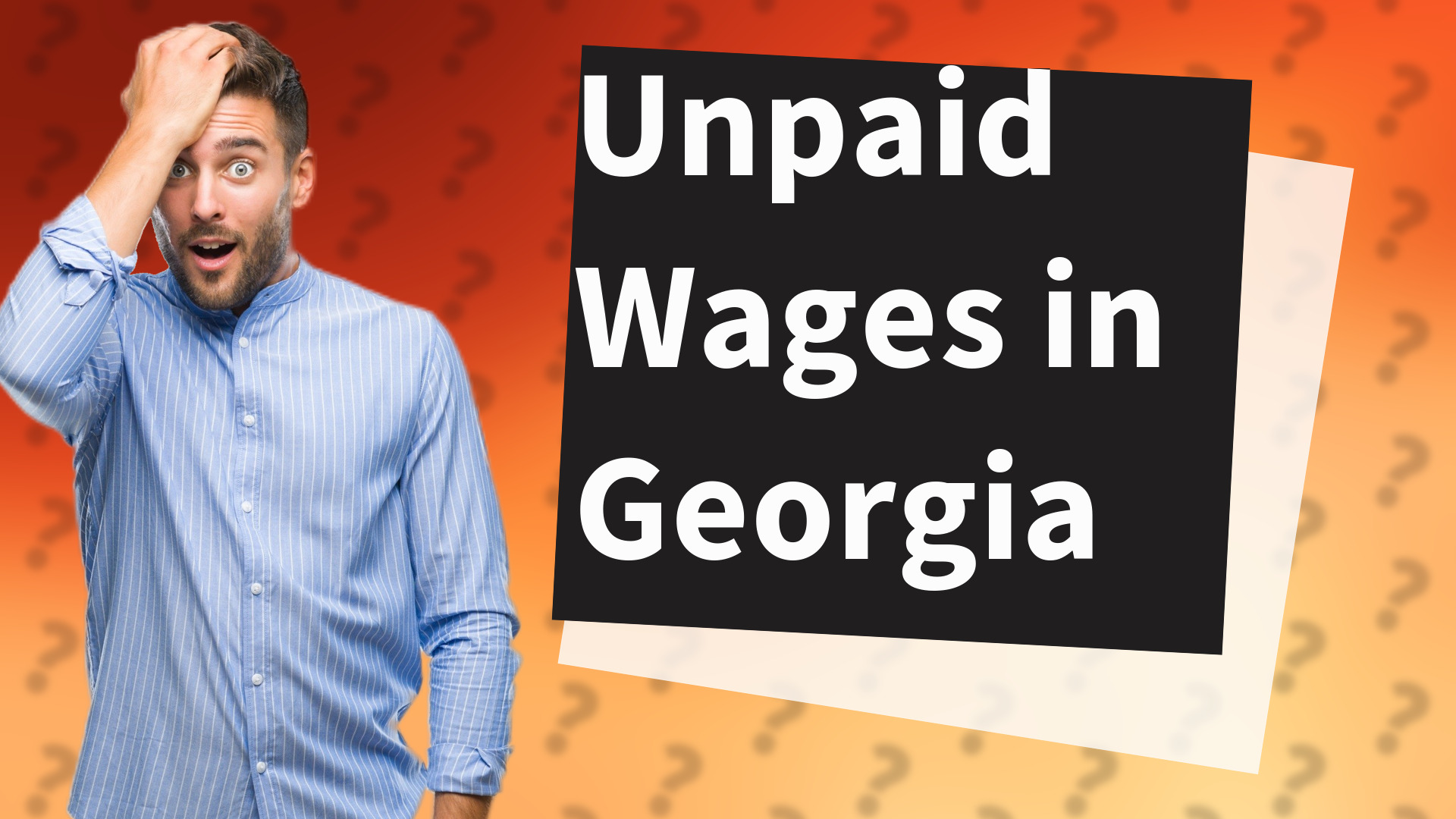 Unpaid Wages in Georgia