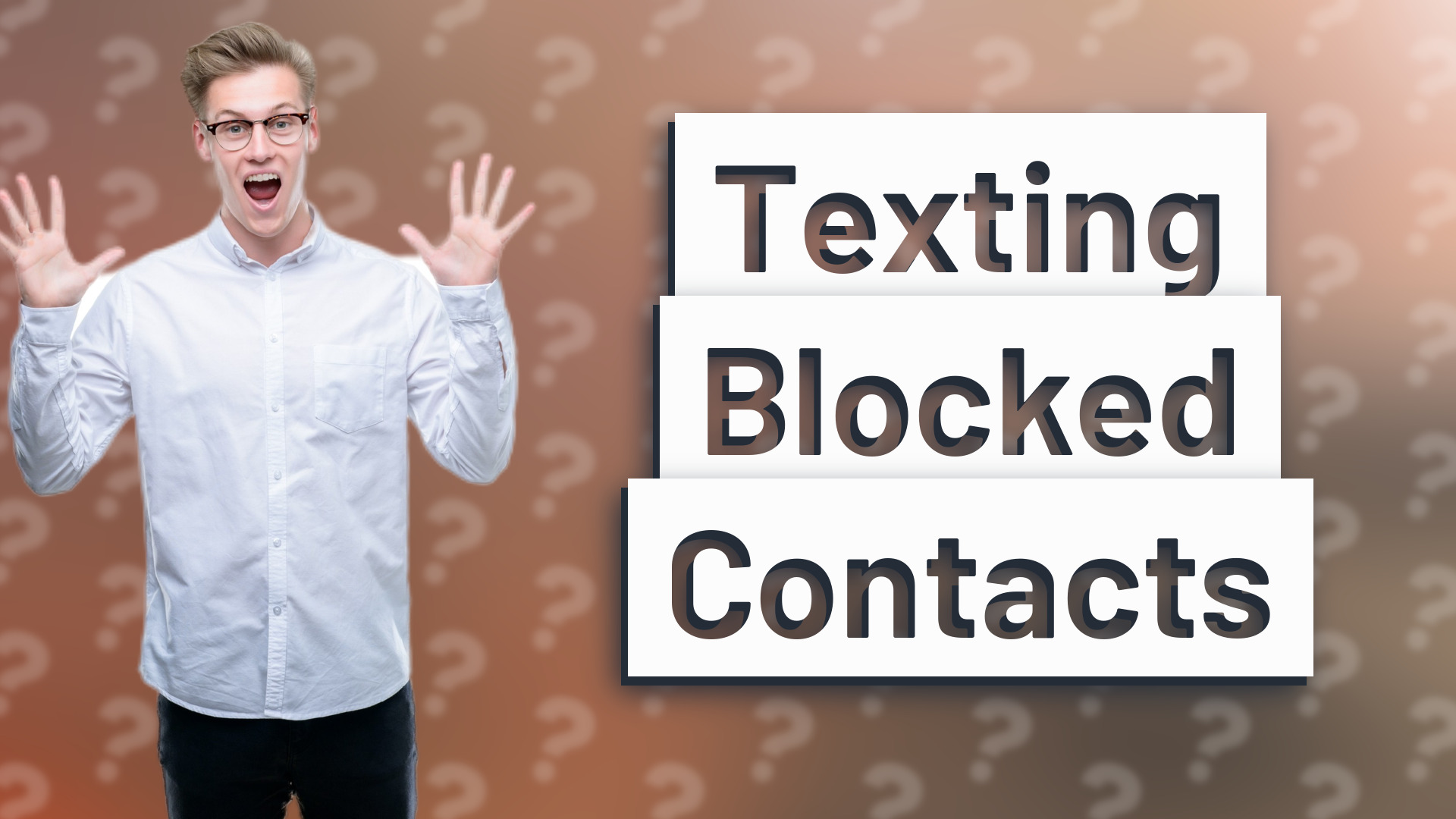Texting Blocked Contacts
