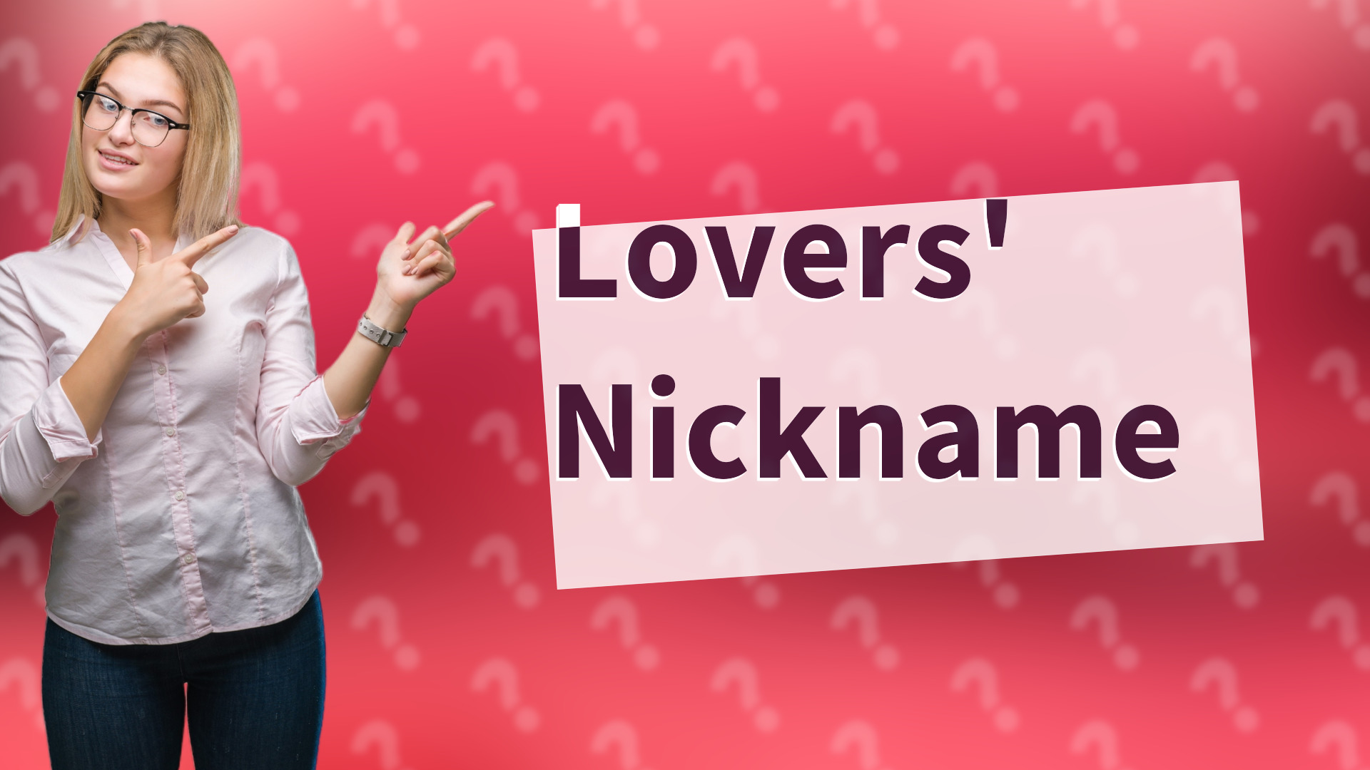 Lovers' Nickname