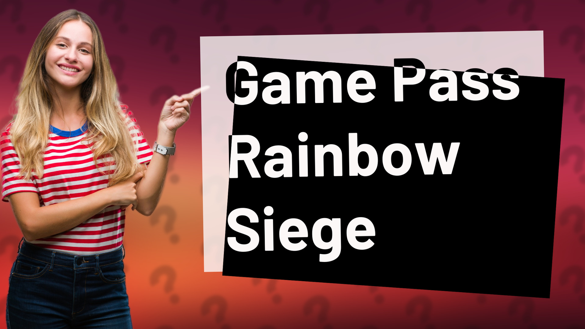 Game Pass Rainbow Siege