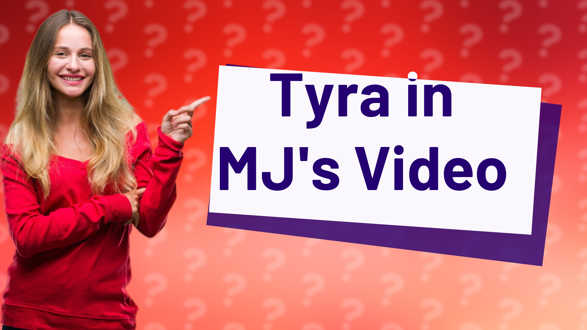 Tyra in MJ's Video