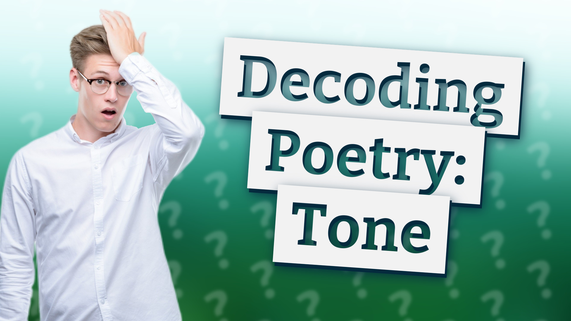 Decoding Poetry: Tone
