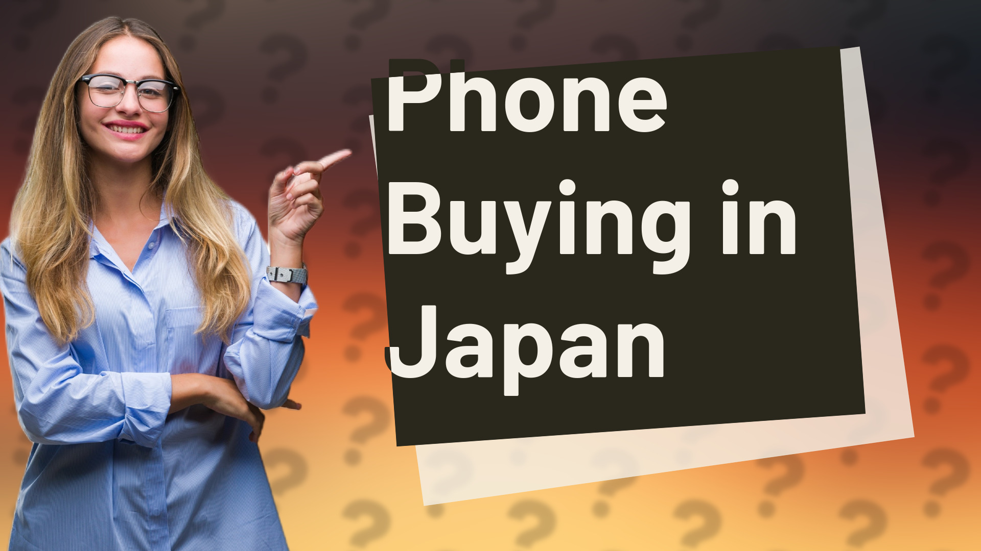 Phone Buying in Japan