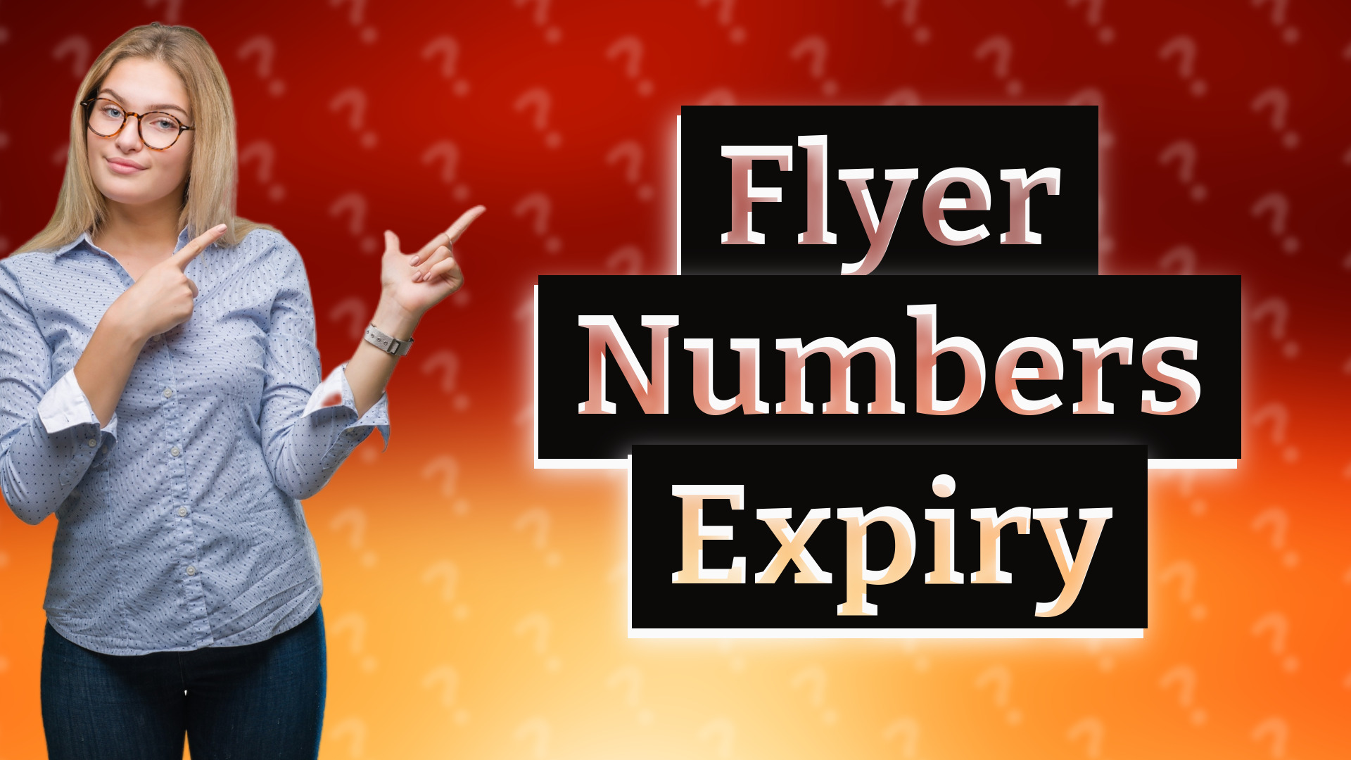 Flyer Numbers Expiry
