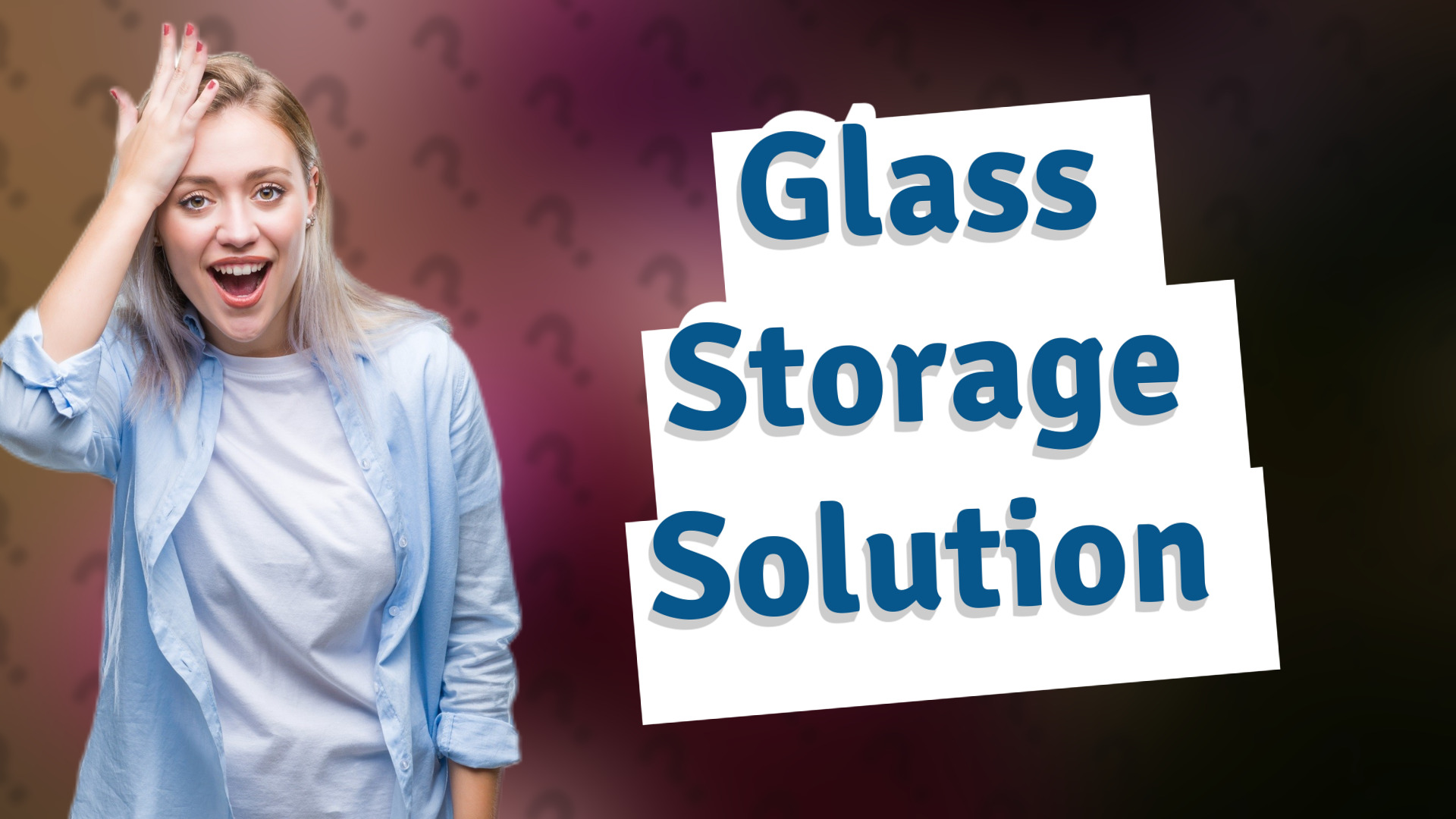 Glass Storage Solution