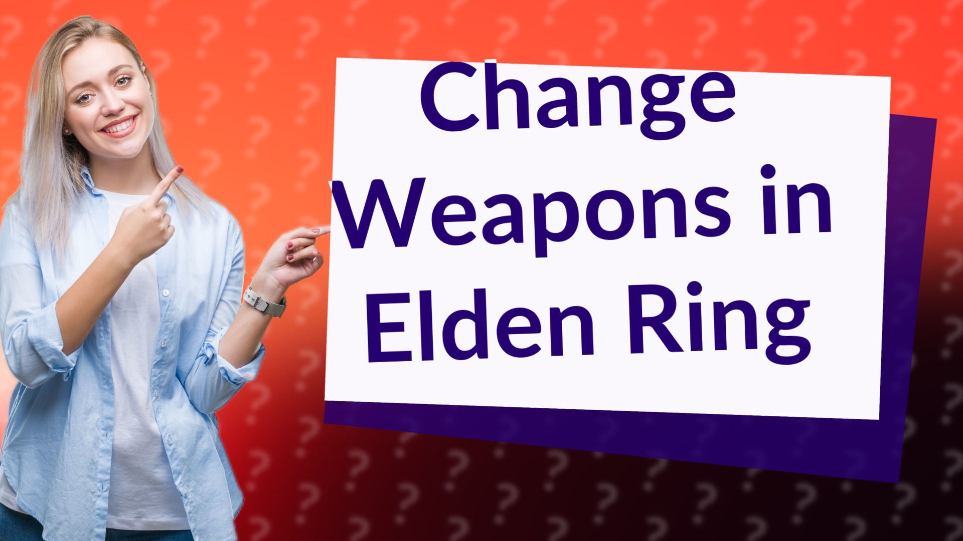 Change Weapons in Elden Ring