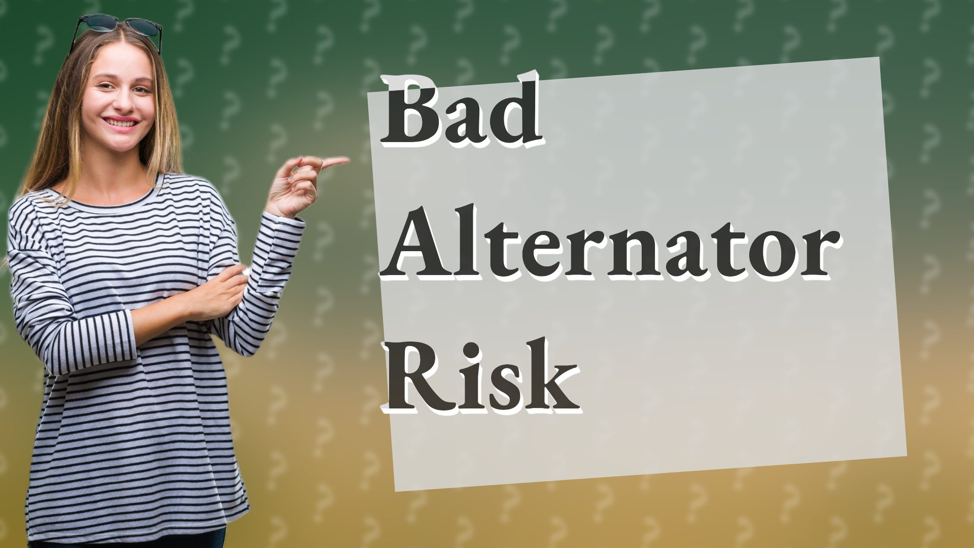 Bad Alternator Risk