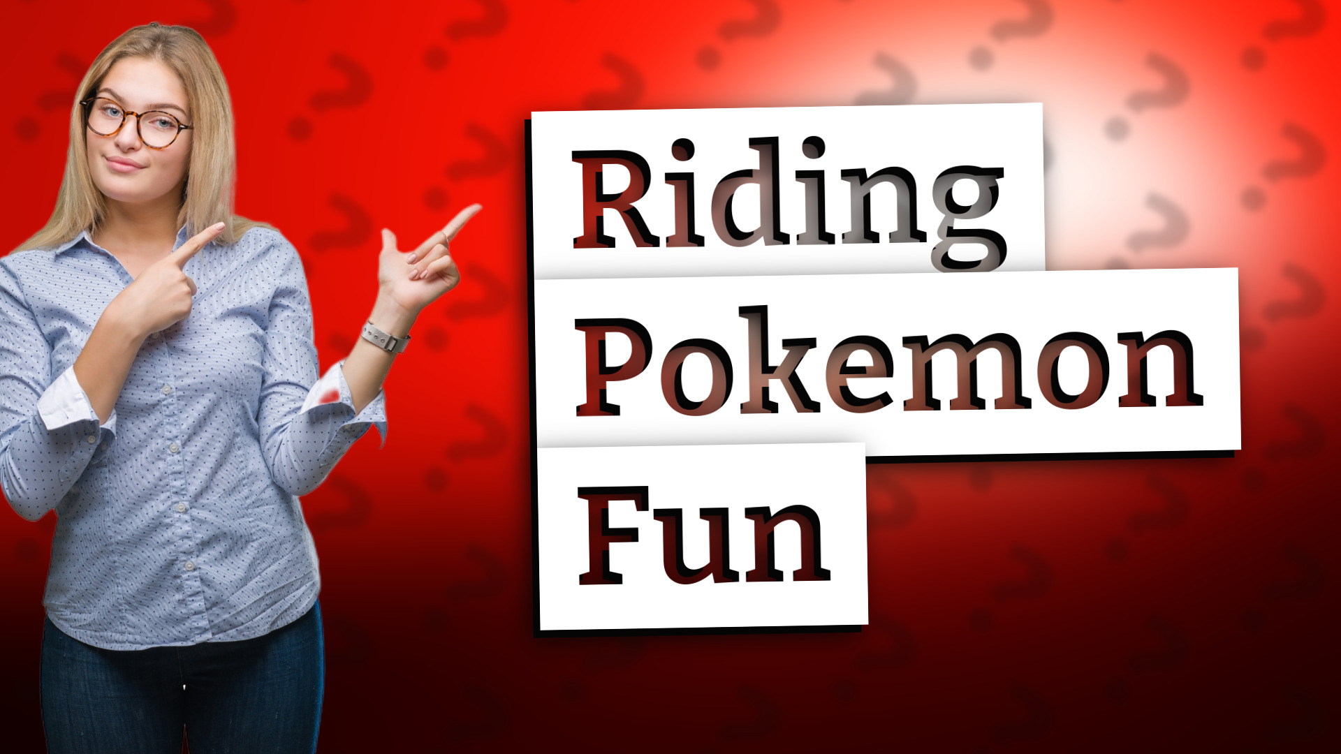 Riding Pokemon Fun