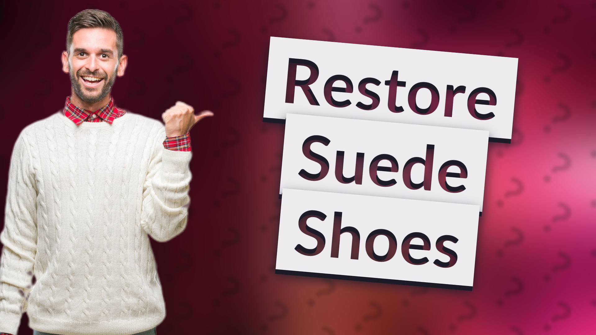 Restore Suede Shoes