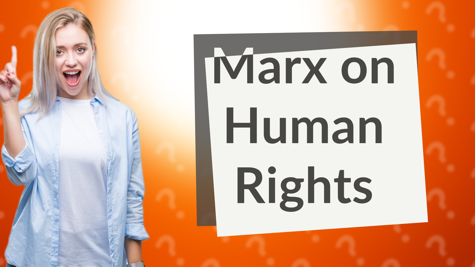 Marx on Human Rights