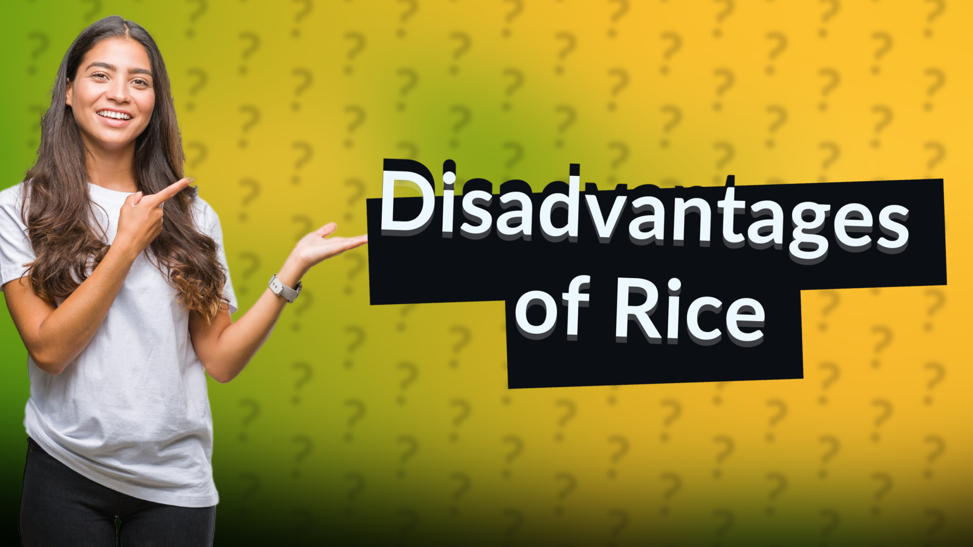Disadvantages of Rice