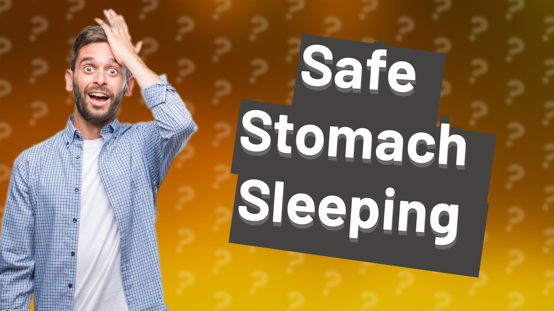 Safe Stomach Sleeping
