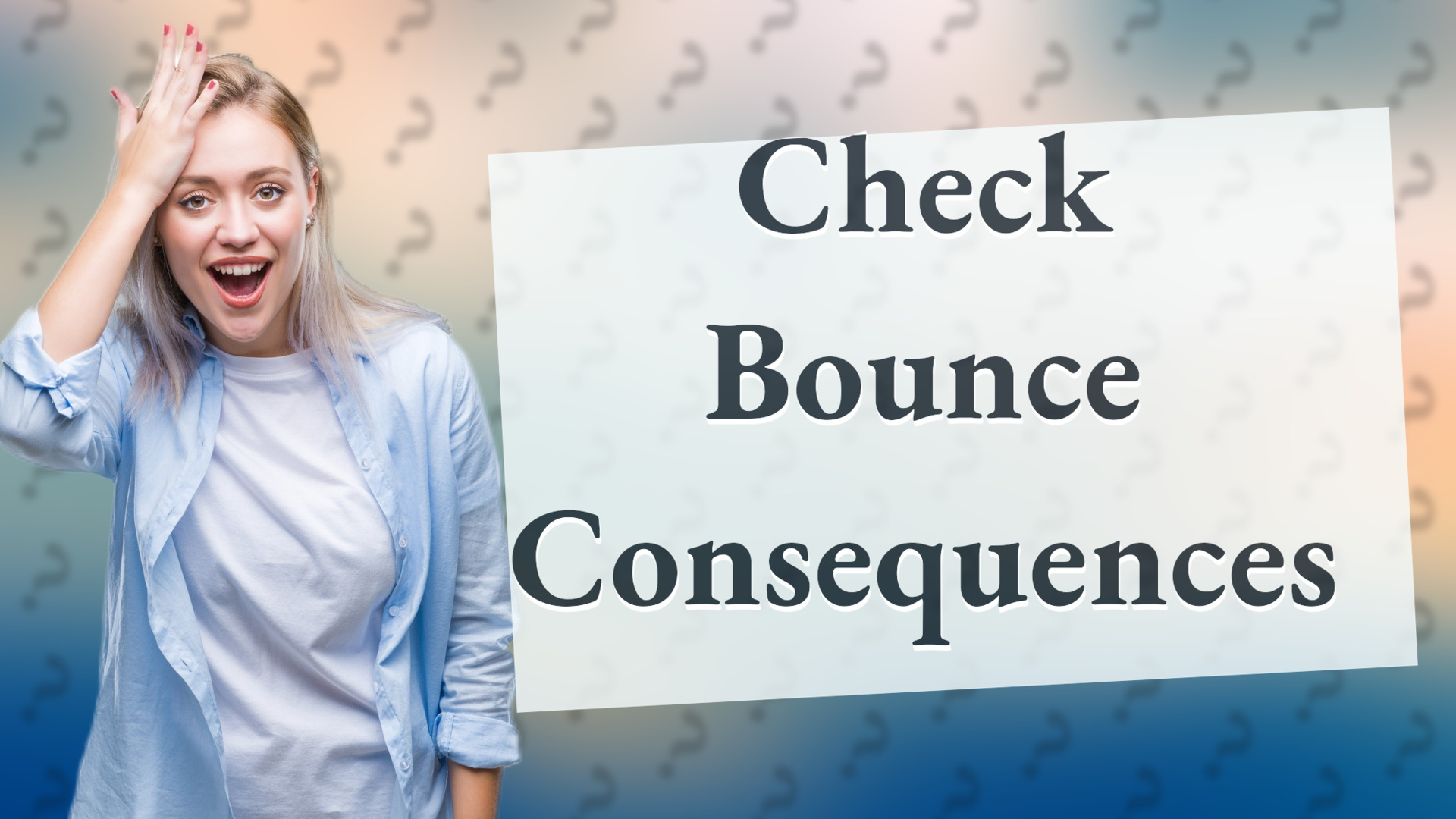 Check Bounce Consequences