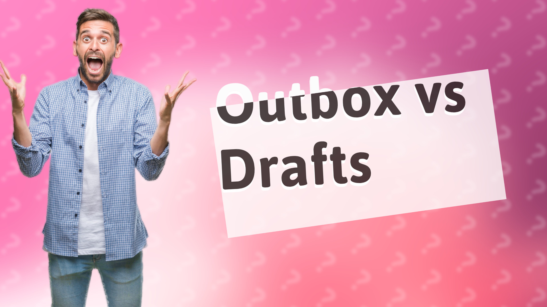 Outbox vs Drafts