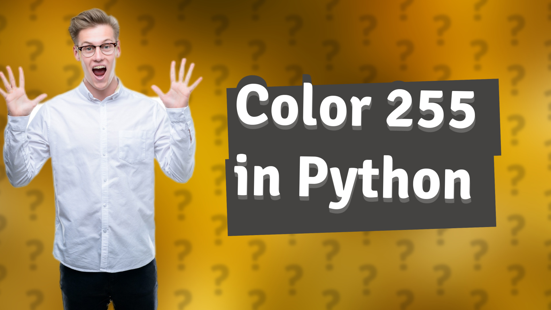 Color 255 in Python