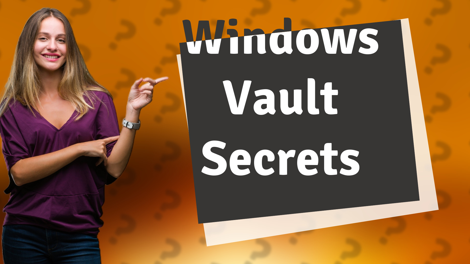 Windows Vault Secrets