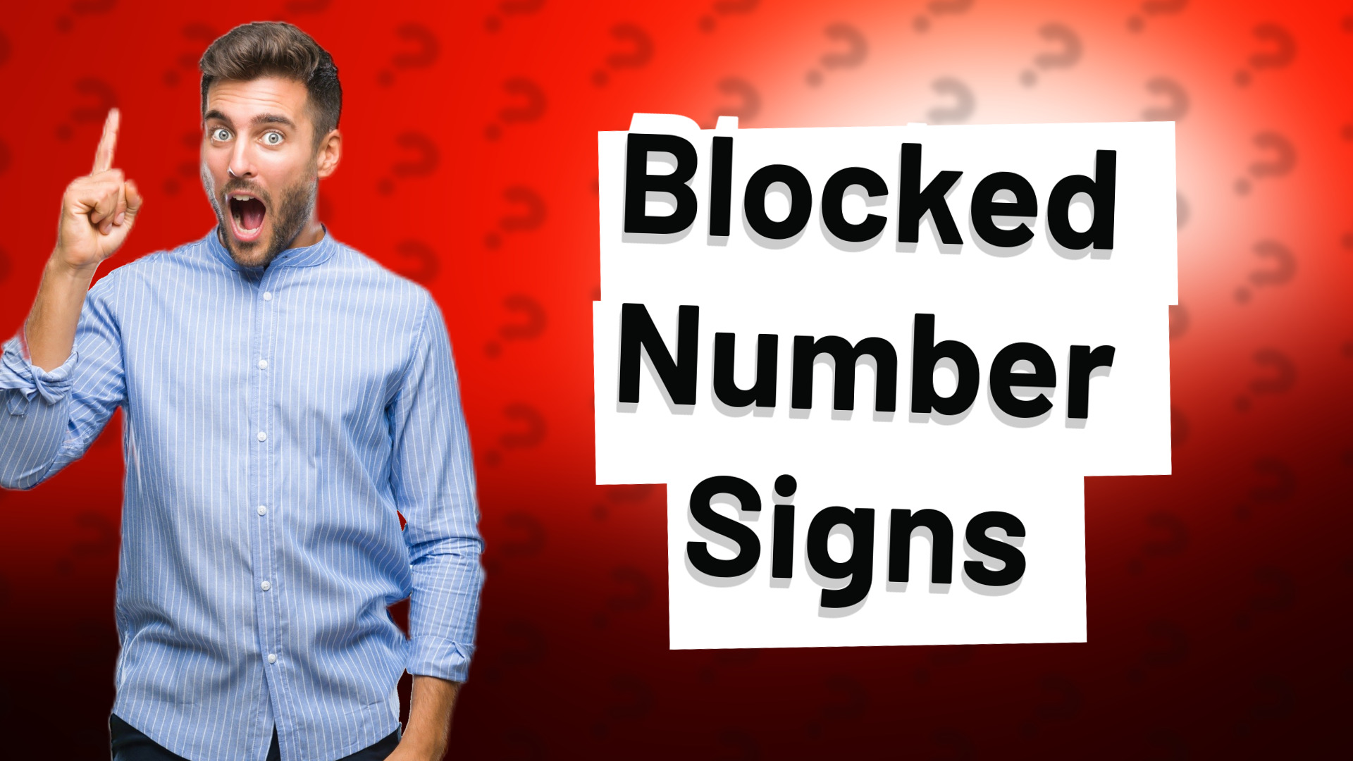 Blocked Number Signs