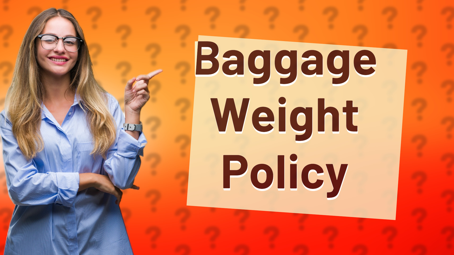 Baggage Weight Policy